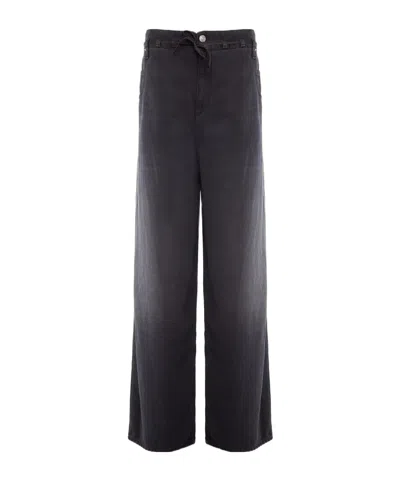 Isabel Marant Straight Jeans In Black