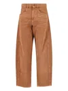 Isabel Marant Straight Trousers Featuring Pockets In Brown