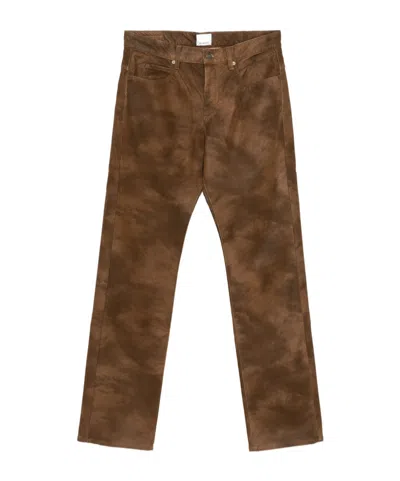 Isabel Marant Straight-leg Casual Pants In Brown