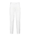 Isabel Marant Straight-leg Cropped Slim-cut Trousers In White