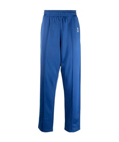 Isabel Marant Straight-leg Logo Track Pants In Blue