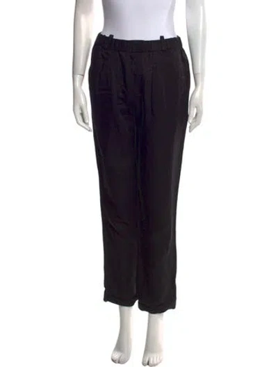 Pre-owned Isabel Marant Straight Leg Pants In Black