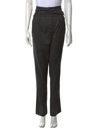 Pre-owned Isabel Marant Straight Leg Pants In Black