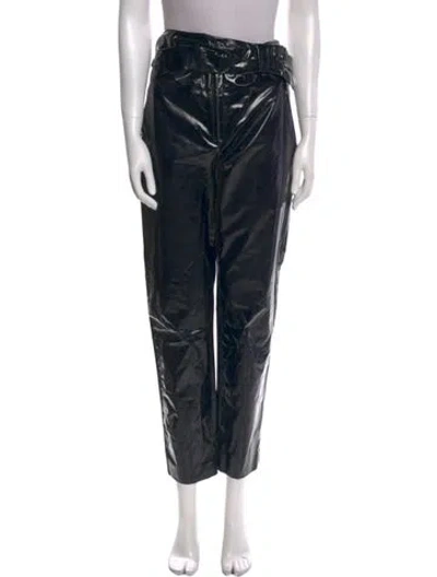 Pre-owned Isabel Marant Straight Leg Pants In Black