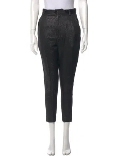 Pre-owned Isabel Marant Straight Leg Pants In Black
