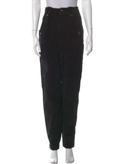 Pre-owned Isabel Marant Straight Leg Pants In Black