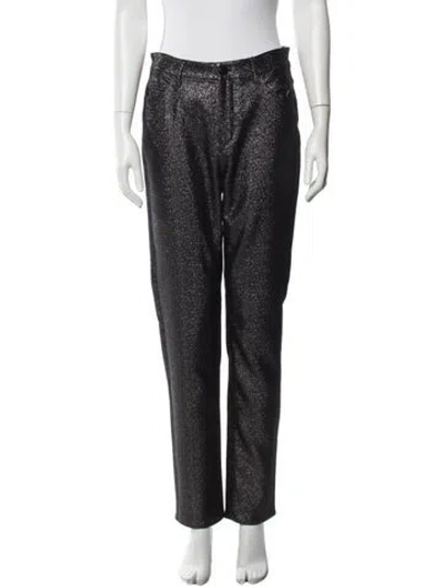 Pre-owned Isabel Marant Straight Leg Pants In Black