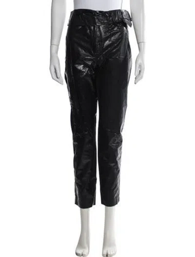 Pre-owned Isabel Marant Straight Leg Pants In Black