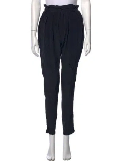 Pre-owned Isabel Marant Straight Leg Pants In Black