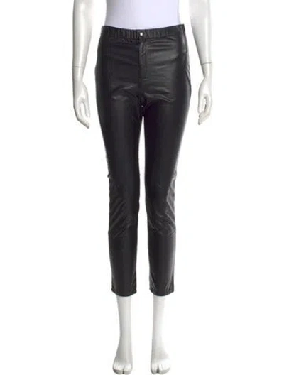 Pre-owned Isabel Marant Straight Leg Pants In Black