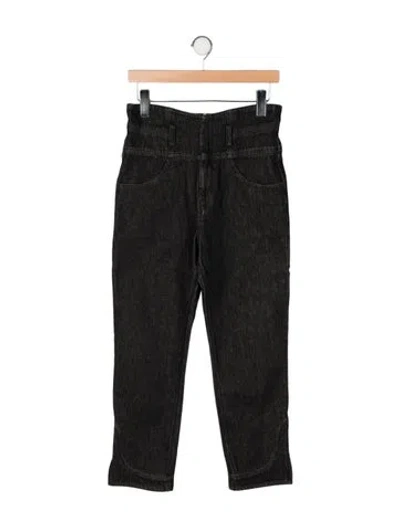 Pre-owned Isabel Marant Straight Leg Pants In Black