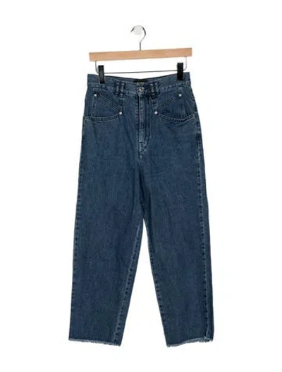 Pre-owned Isabel Marant Straight Leg Pants In Blue