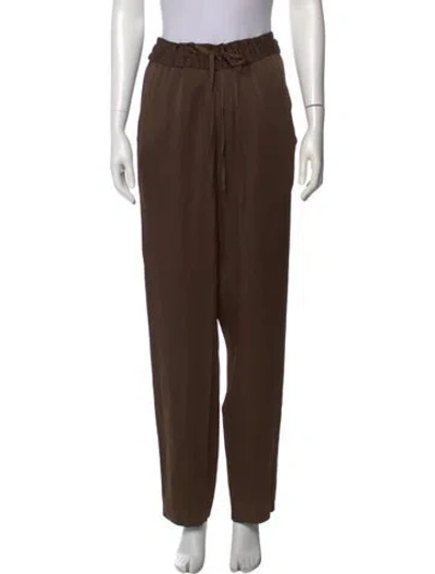 Pre-owned Isabel Marant Straight Leg Pants In Brown
