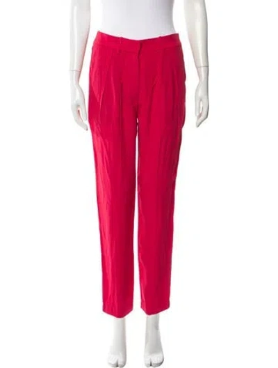 Pre-owned Isabel Marant Straight Leg Pants In Burgundy