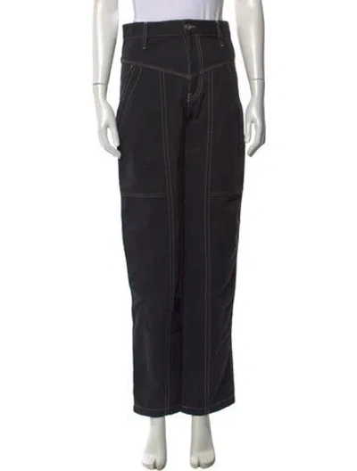 Pre-owned Isabel Marant Straight Leg Pants In Gray