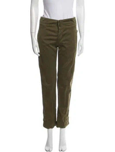 Pre-owned Isabel Marant Straight Leg Pants In Green