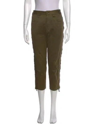 Pre-owned Isabel Marant Straight Leg Pants In Green