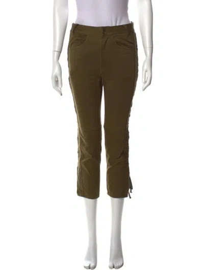 Pre-owned Isabel Marant Straight Leg Pants In Green