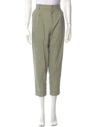 Pre-owned Isabel Marant Straight Leg Pants In Green