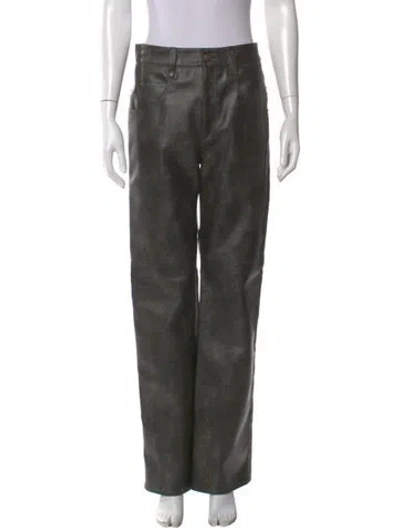 Pre-owned Isabel Marant Straight Leg Pants In Green