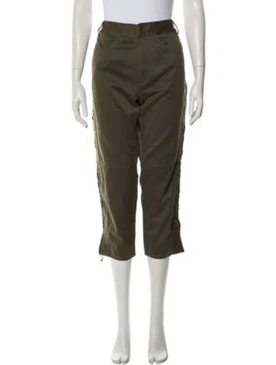 Pre-owned Isabel Marant Straight Leg Pants In Green