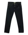 Isabel Marant Straight Leg Pants In Blue Cotton Denim In Blue