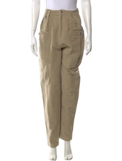 Pre-owned Isabel Marant Straight Leg Pants In Neutral