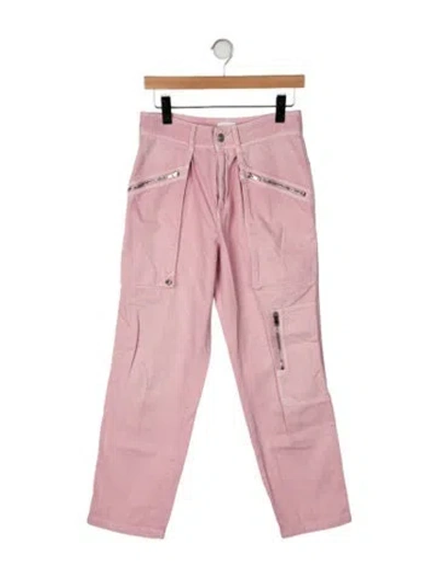 Pre-owned Isabel Marant Straight Leg Pants In Pink
