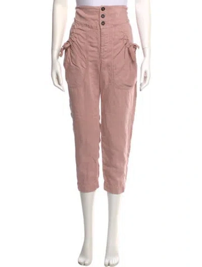 Pre-owned Isabel Marant Straight Leg Pants In Pink