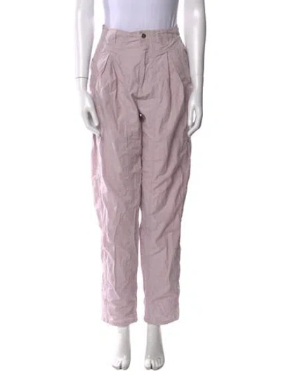 Pre-owned Isabel Marant Straight Leg Pants In Purple