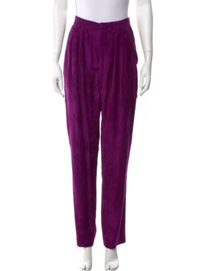 Pre-owned Isabel Marant Straight Leg Pants In Purple