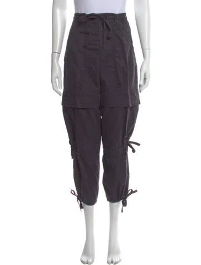 Pre-owned Isabel Marant Straight Leg Pants In Purple