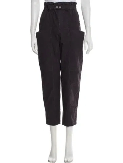 Pre-owned Isabel Marant Straight Leg Pants In Purple