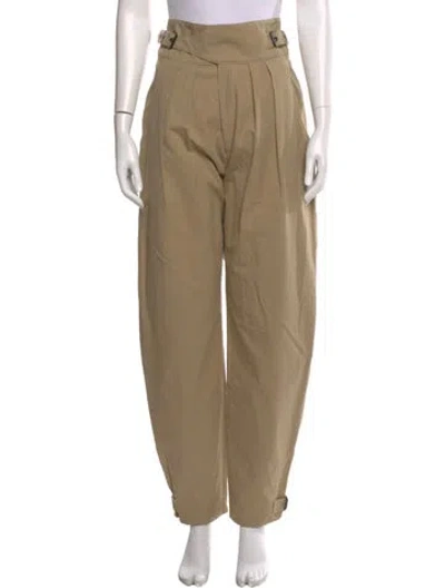 Pre-owned Isabel Marant Straight Leg Pants W/ Tags In Green