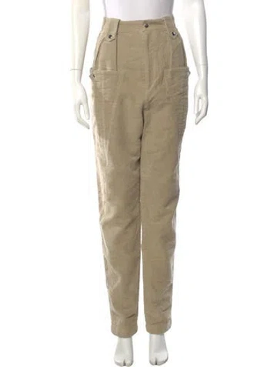 Pre-owned Isabel Marant Straight Leg Pants W/ Tags In Neutral