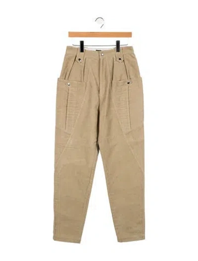 Pre-owned Isabel Marant Straight Leg Pants W/ Tags In Neutral