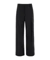 Isabel Marant 'romina' Grey High Waist Pants With Check Motif In Black