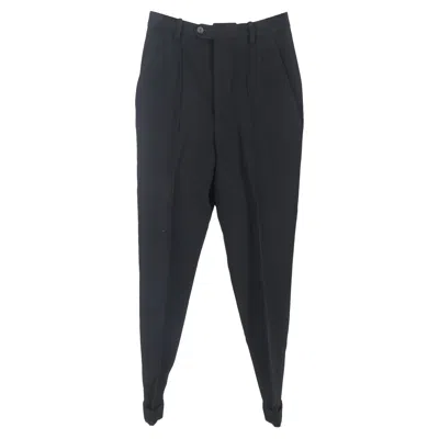 Isabel Marant Straight Leg Trousers In Black Polyester