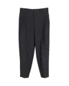 Isabel Marant Straight Leg Trousers In Black Wool In Black