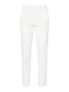Isabel Marant Straight-leg Cropped Slim-cut Trousers In White