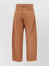 Isabel Marant Straight Trousers Featuring Pockets In Brown