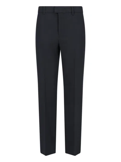 ISABEL MARANT ISABEL MARANT STRAIGHT TROUSERS IN BLACK STRETCH