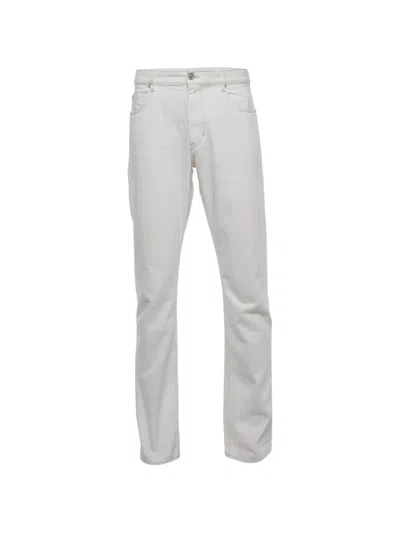 Pre-owned Isabel Marant Straight-fit Jeans In White
