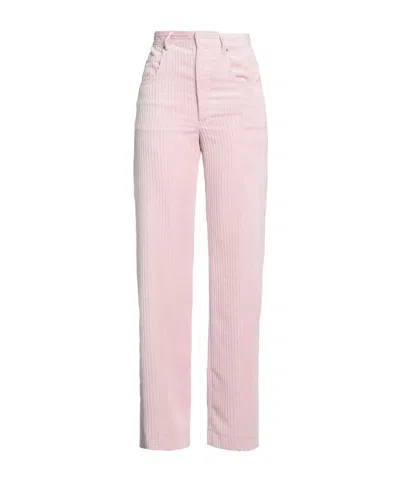 Isabel Marant Straight-leg Corduroy Pants In Pink