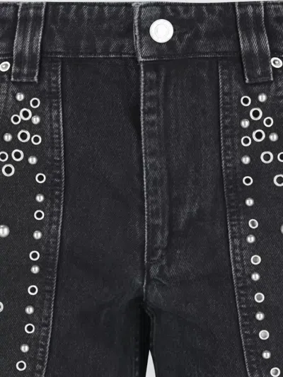Isabel Marant Straight-leg Denim Jeans In Black