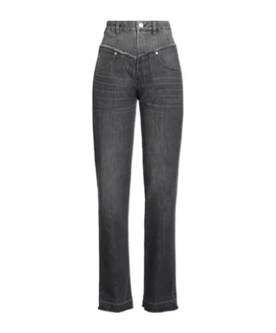 Isabel Marant Straight-leg Jeans In Black