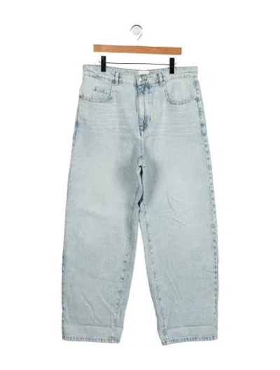 Pre-owned Isabel Marant Straight-leg Jeans In Blue
