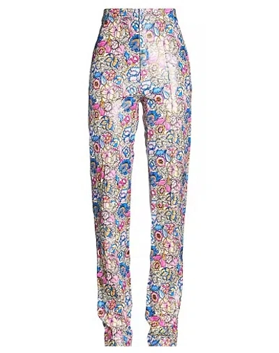 Isabel Marant Straight-leg Leather Pants In Multi