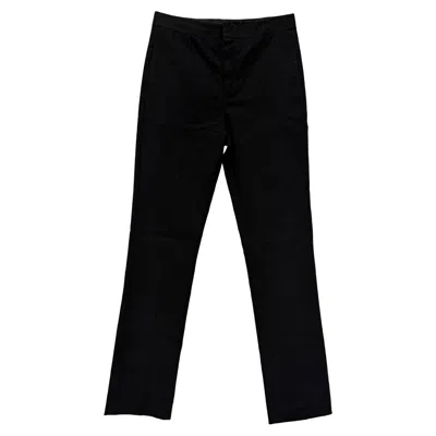 Isabel Marant Straight-leg Trousers In Black Cotton
