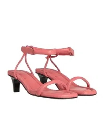 Isabel Marant Strap Block Heel Sandals In Pink